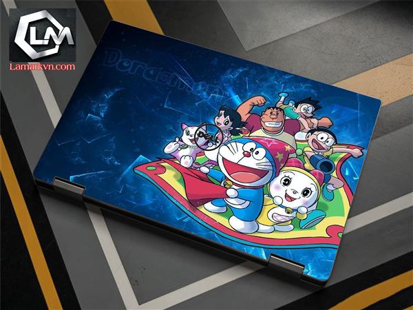 Ảnh đại diện sản phẩm Dán skin laptop mặt lưng và full phím Doraemon D321